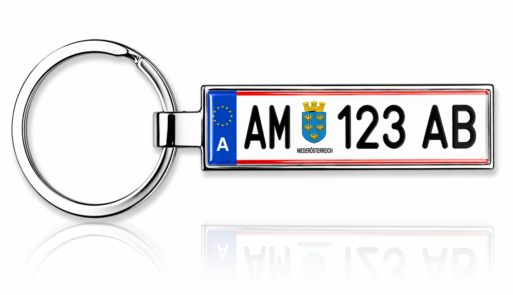 Schlüsselanhänger Kennzeichen Österreich